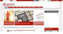Desktop Screenshot of calisthenics.de
